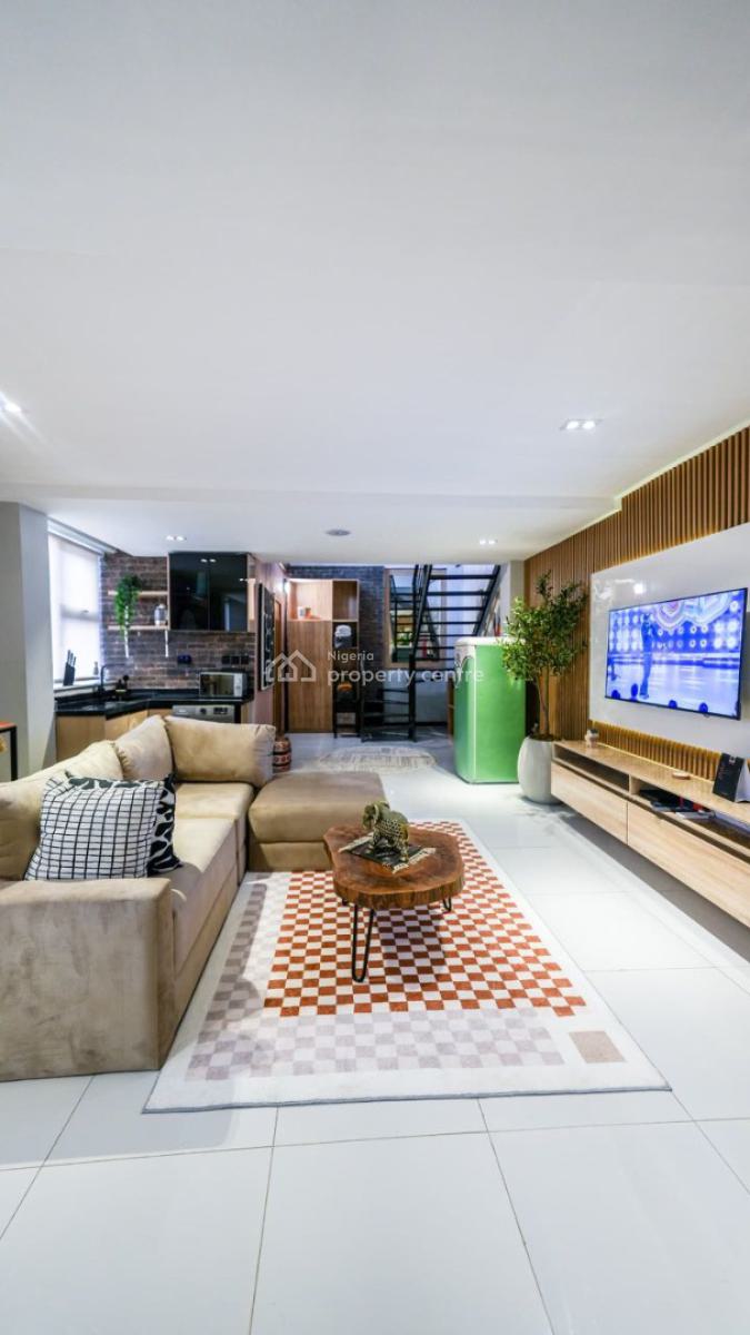 Furnished 1 Bed Apartment (loft), Lekki Phase 1, Lekki, Lagos, Terraced Duplex for Rent