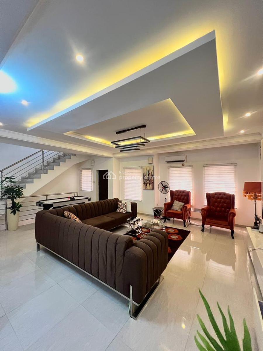 Furnished 4bedrooms Terraced Duplex with Bq, Oniru, Lekki, Lagos, House for Rent