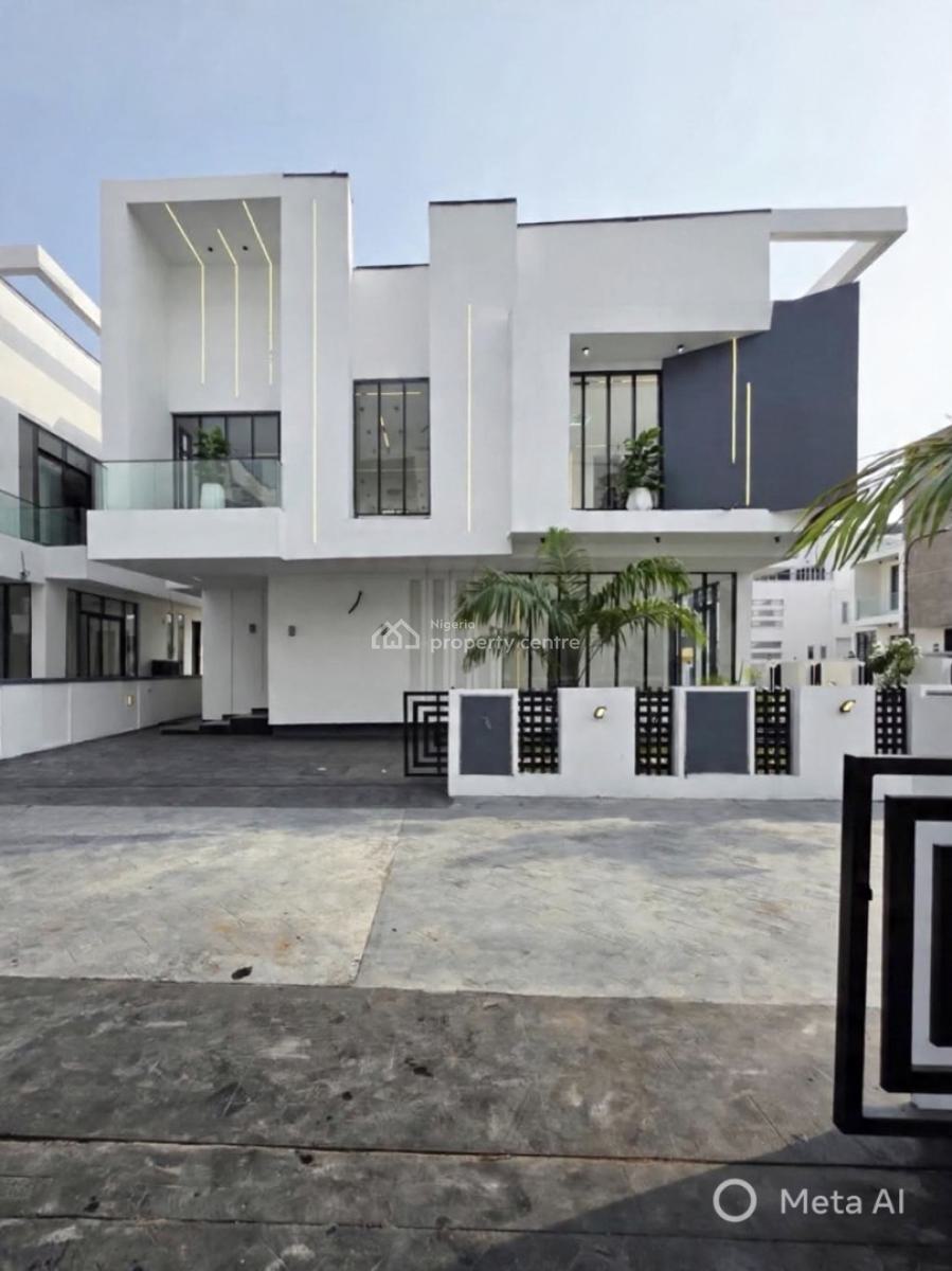 Elegant 5 Bedroom Detached Duplex with Swimming Pool and Bq, Chevron, Lekki, Lagos, Detached Duplex for Sale