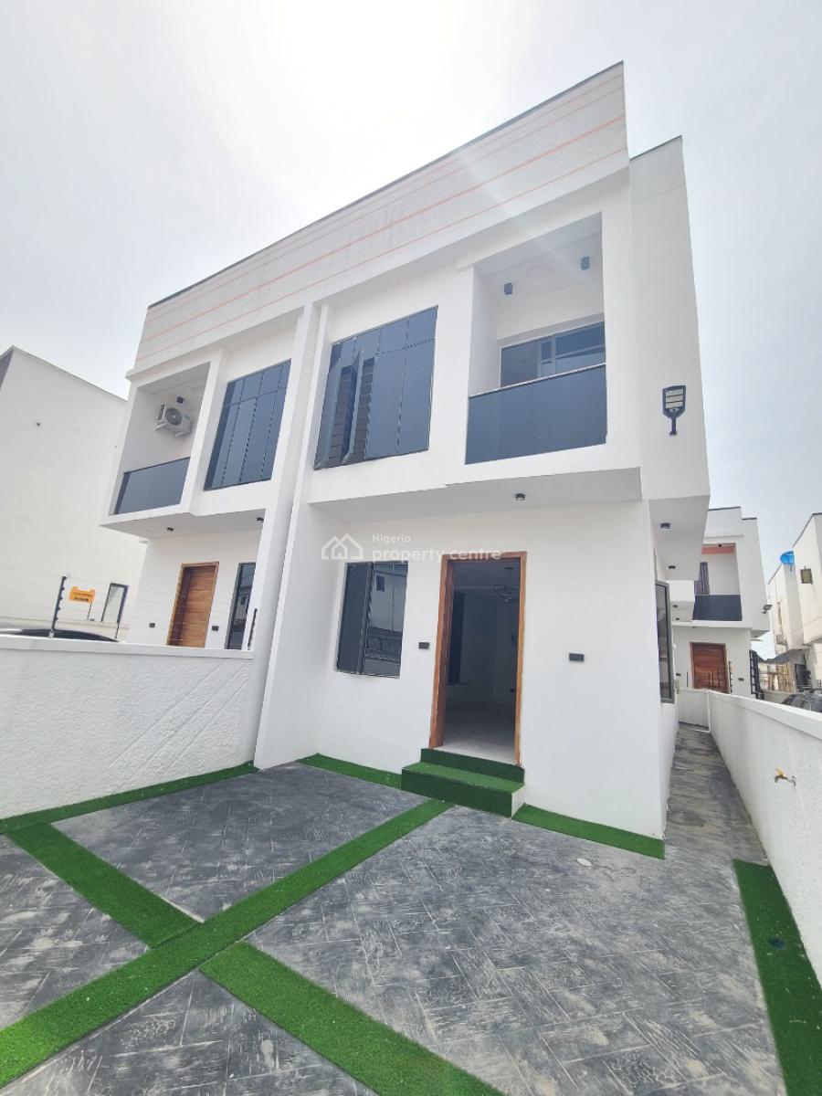 Brand New 4 Bedrooms Semi Detached Duplex with 1 Bq, Ikota Gra, Lekki, Lagos, Semi-detached Duplex for Sale