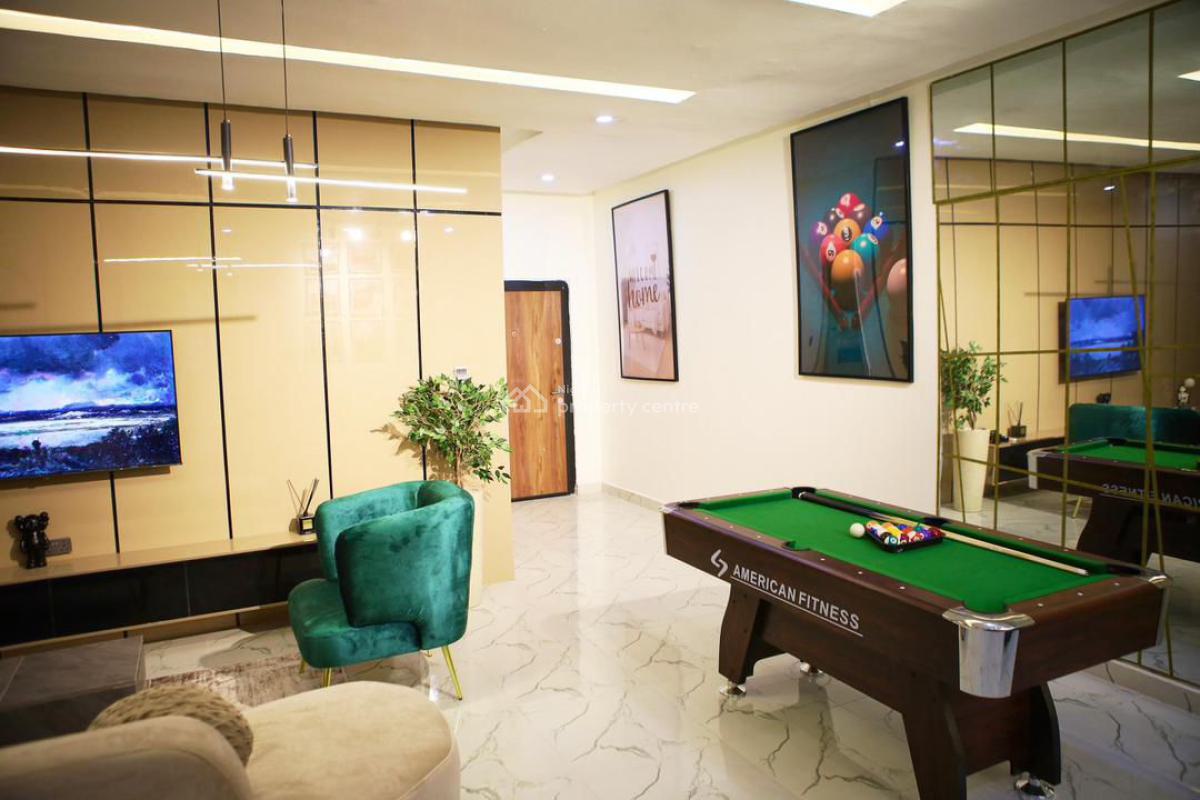 Stylishly Furnished 2 Bedroom Apartment with Snooker, Relaxing and Cozy, Ajah, Lagos, Flat / Apartment Short Let