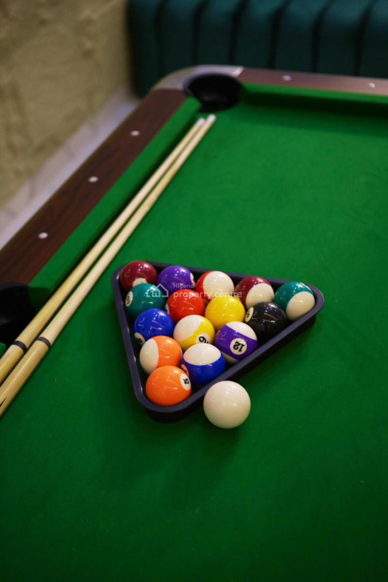 Stylishly Furnished 2 Bedroom Apartment with Snooker, Relaxing and Cozy, Ajah, Lagos, Flat / Apartment Short Let