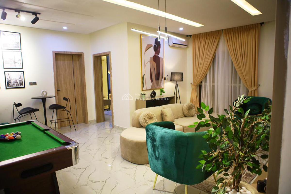 Stylishly Furnished 2 Bedroom Apartment with Snooker, Relaxing and Cozy, Ajah, Lagos, Flat / Apartment Short Let