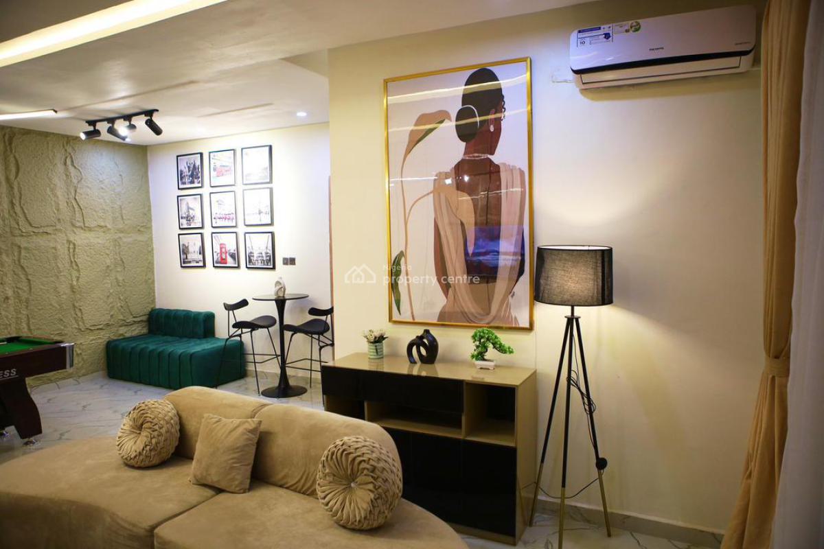 Stylishly Furnished 2 Bedroom Apartment with Snooker, Relaxing and Cozy, Ajah, Lagos, Flat / Apartment Short Let