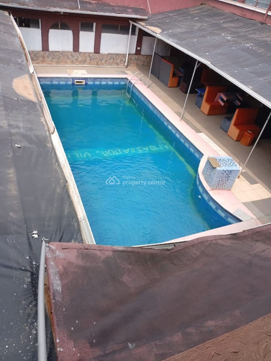 Functioning Hotel with 50 Rooms, Swimming Pool, Bar, Restaurant E.t.c, Ebute, Ikorodu, Lagos, Hotel / Guest House for Sale