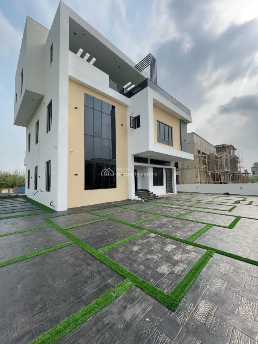 Detached 6 Bedroom Duplex with 2 Bq, Northern Forshore Estate Chevron, Lekki, Lagos, Detached Duplex for Sale
