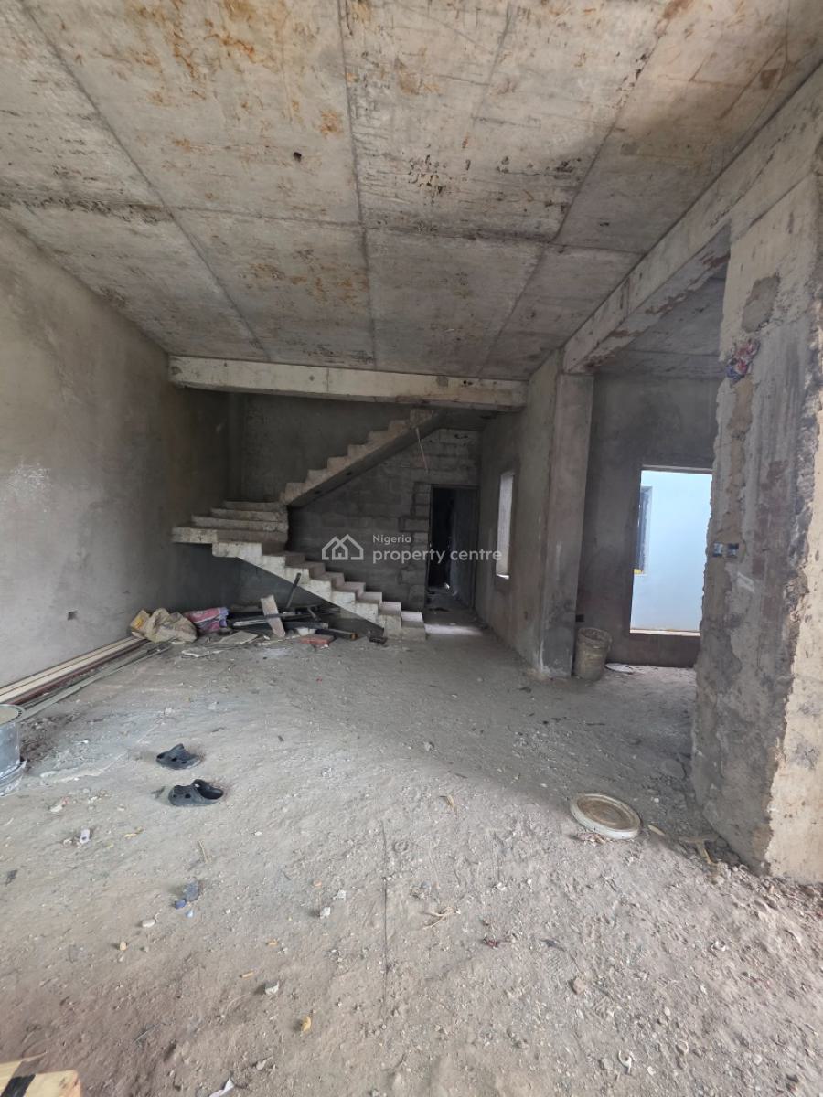 Massive 4 Bedroom Terrace Duplex ( Semi-finished), Mabushi, Abuja, Terraced Duplex for Sale