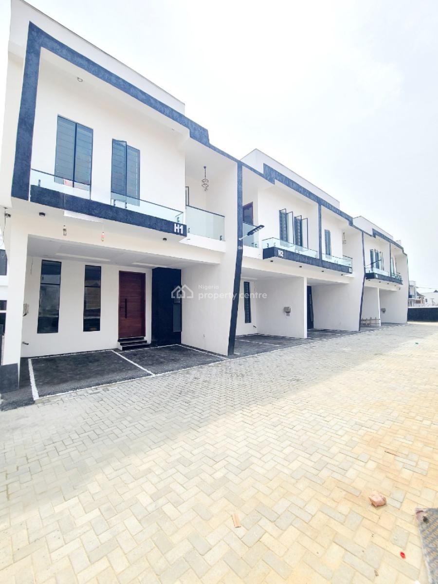 Brand New 4 Bedrooms Terraced Duplex with 1bq, Ikota Gra, Ikota, Lekki, Lagos, Terraced Duplex for Sale