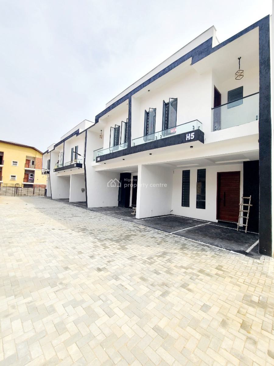 Brand New 4 Bedrooms Terraced Duplex with 1bq, Ikota Gra, Ikota, Lekki, Lagos, Terraced Duplex for Sale