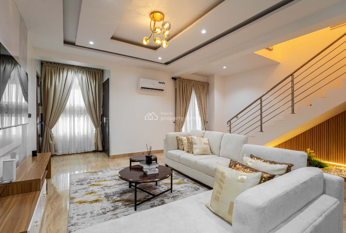 Luxury Fully Furnished 4-bedroom Maisonette Duplex, Olaleye New Town Estate, Iponri, Surulere, Lagos, Terraced Duplex for Sale