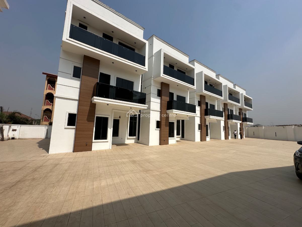 Well Designed 5 Bedroom Terrace Duplex with Bq, Wuse, Abuja, Terraced Duplex for Rent