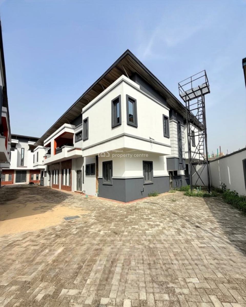 Newly Built 4 Bedroom Terraced Duplex with Pool in Serene Estate, Ajao Estate, Isolo, Lagos, Terraced Duplex for Sale
