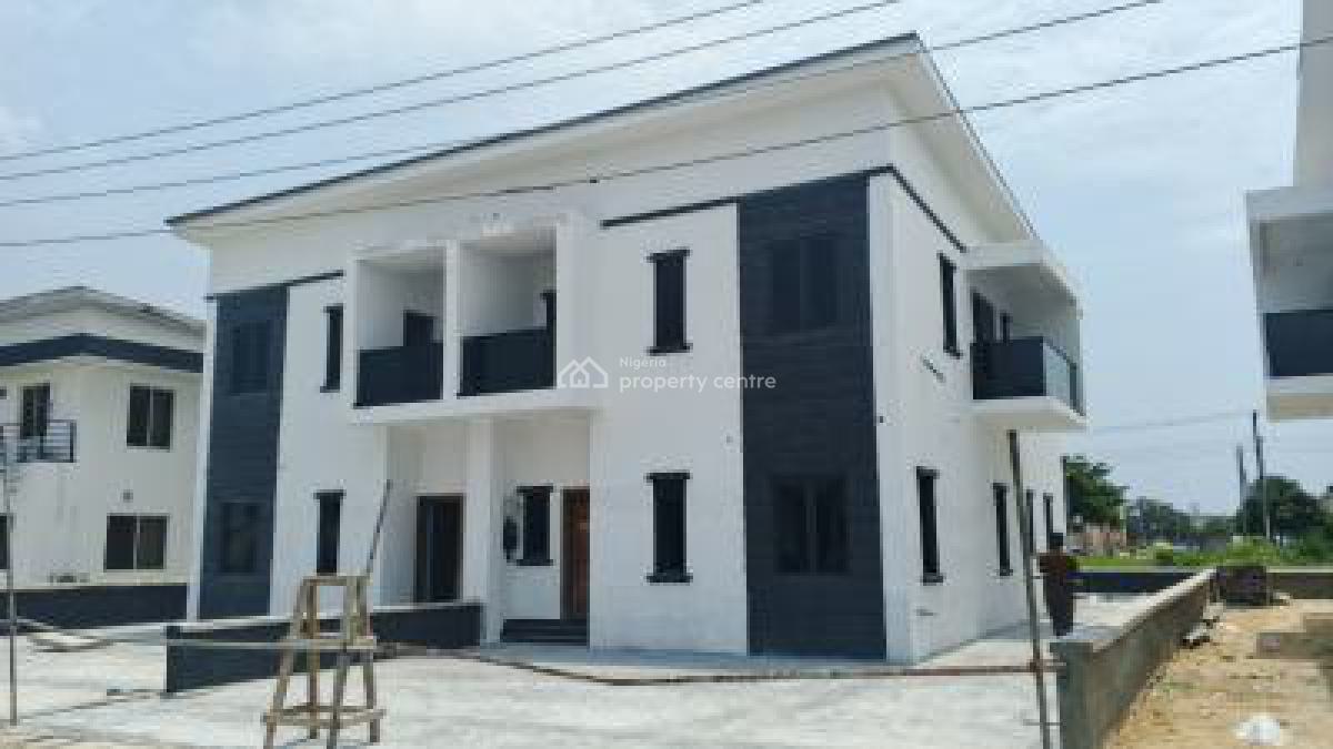 Newly Built & Finished 4 Bedrooms Semi-detached Duplex with Bq, Sapphire Garden Estate, Awoyaya, Ibeju Lekki, Lagos, Semi-detached Duplex for Sale
