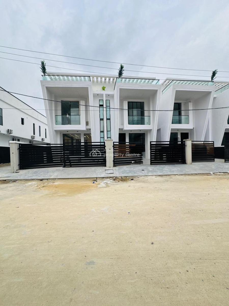 Newly Built 4 Bedroom Semi Detached Dupex with Bq, Ikota, Lekki, Lagos, Semi-detached Duplex for Sale