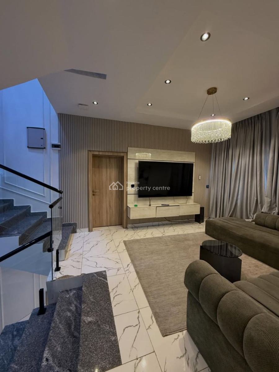 Fully Furnished 3 Bedroom Terrace Duplex with Bq, Diplomatic Zone, Katampe Extension, Katampe, Abuja, Terraced Duplex for Rent