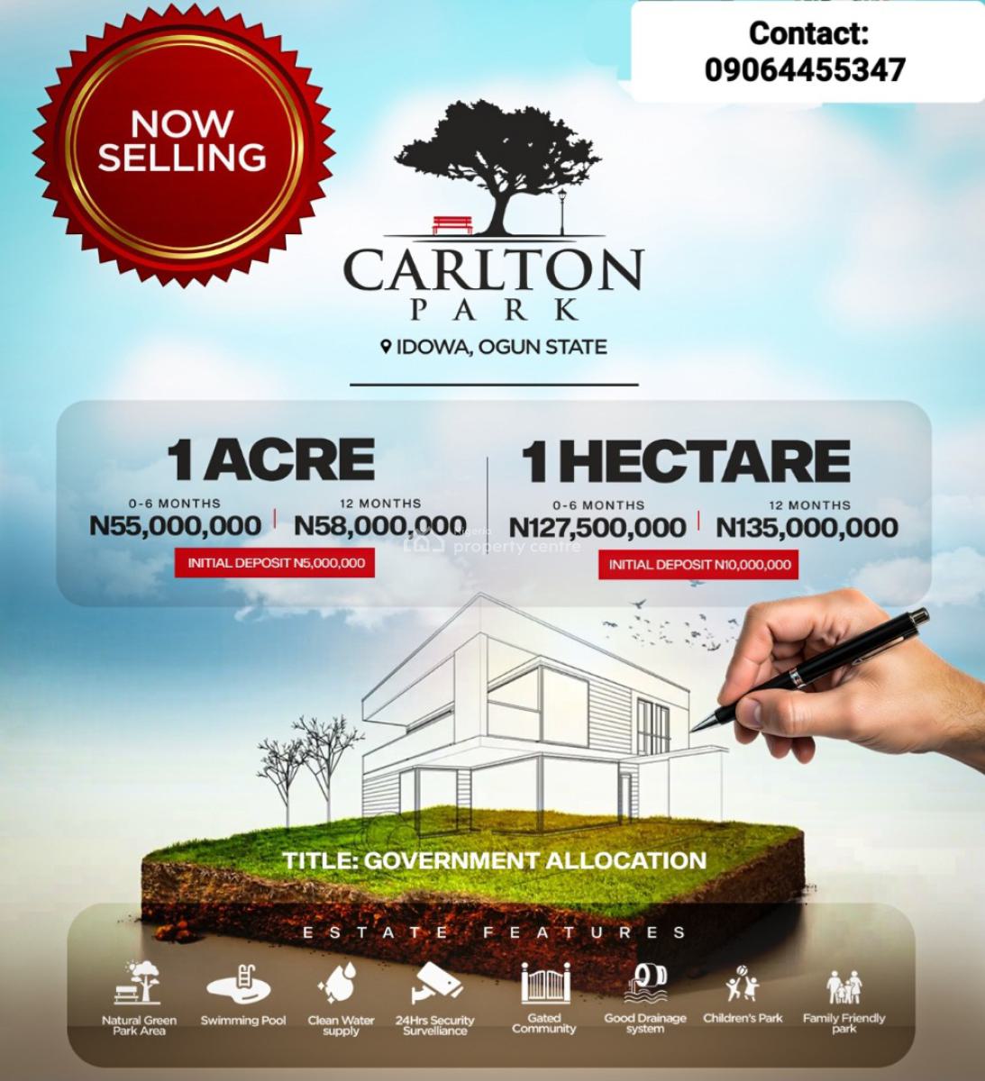 Plots of Land Along Old Lags Road, Idowa, Ogun State, Old Lagos Road, Idowa, Odogbolu, Ogun, Residential Land for Sale
