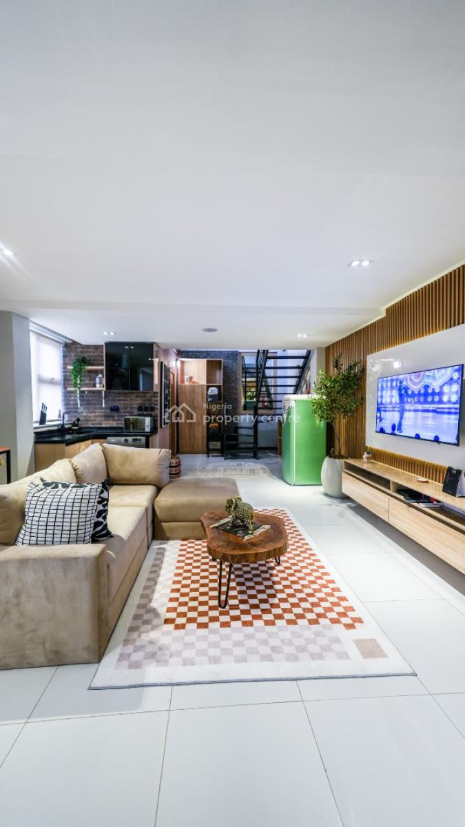 Fully Furnished 1 Bedroom Loft with Swimming Pool, Lekki Phase 1, Lekki, Lagos, Mini Flat (room and Parlour) for Rent