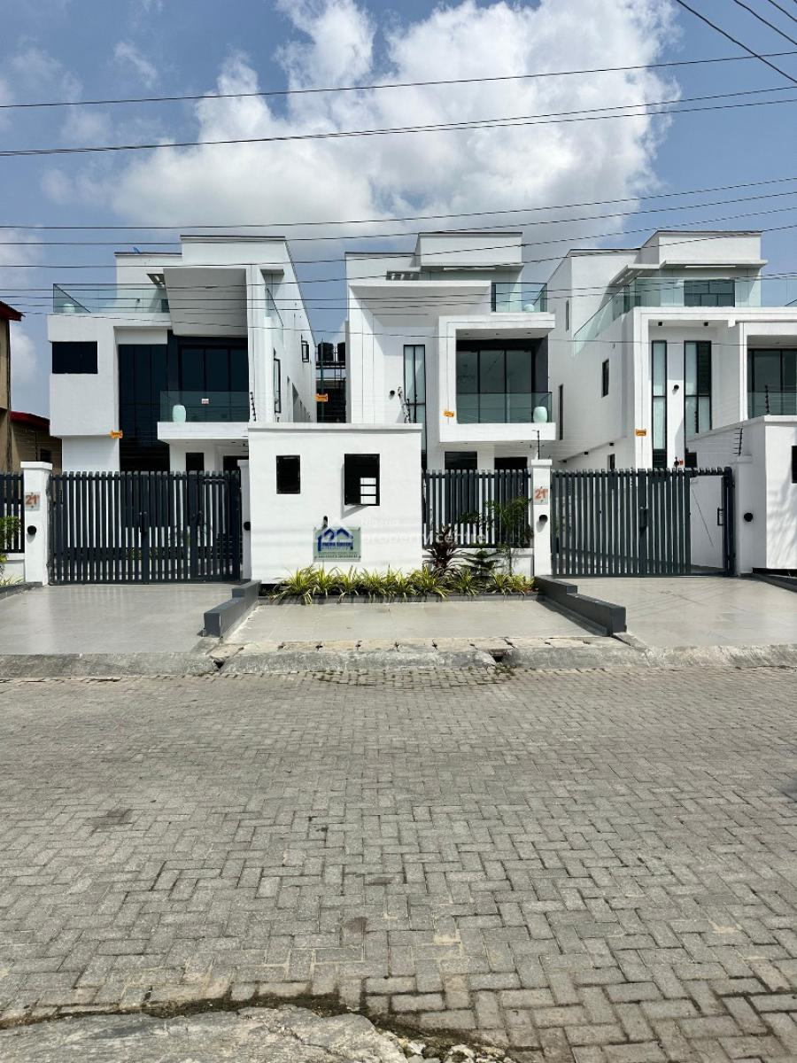 Elegantly Built 5 Bedroom Fully Detached with Bq, Pool, Cinema & Gym, Lekki Phase 1, Lekki, Lagos, Detached Duplex for Sale