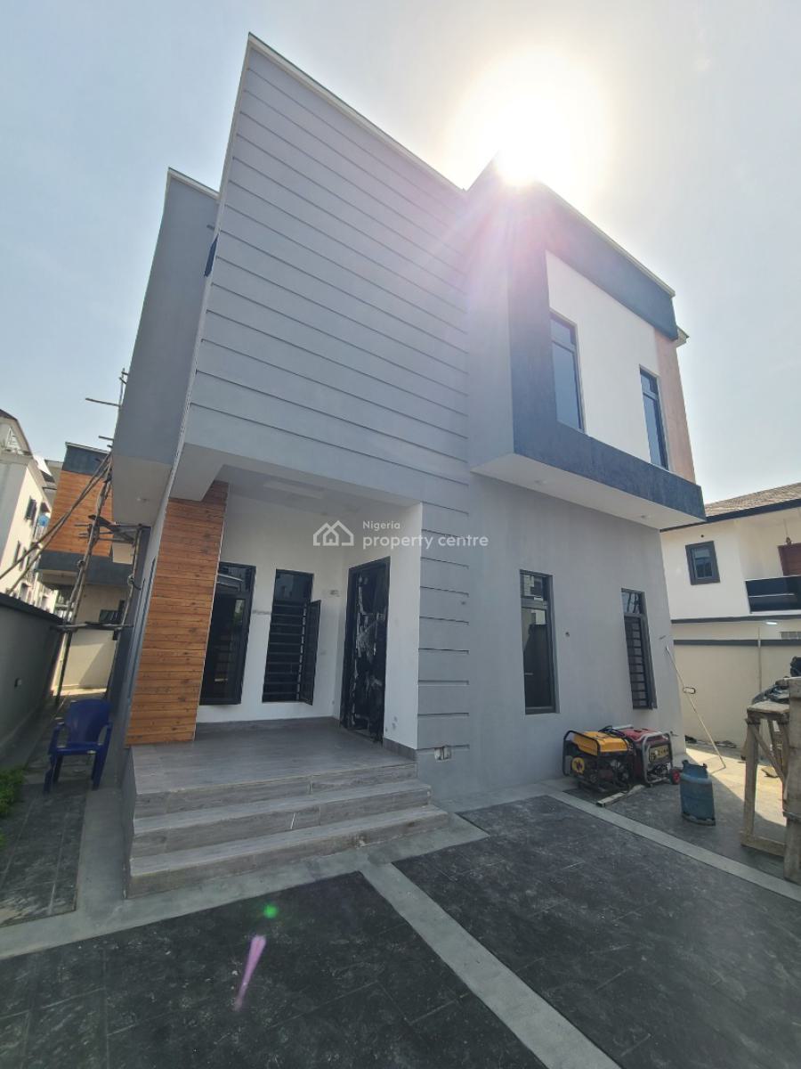 Brand New 4 Bedroom Detached Duplex with 1 Bq, Chevron Alternative,, Lekki, Lagos, Detached Duplex for Sale