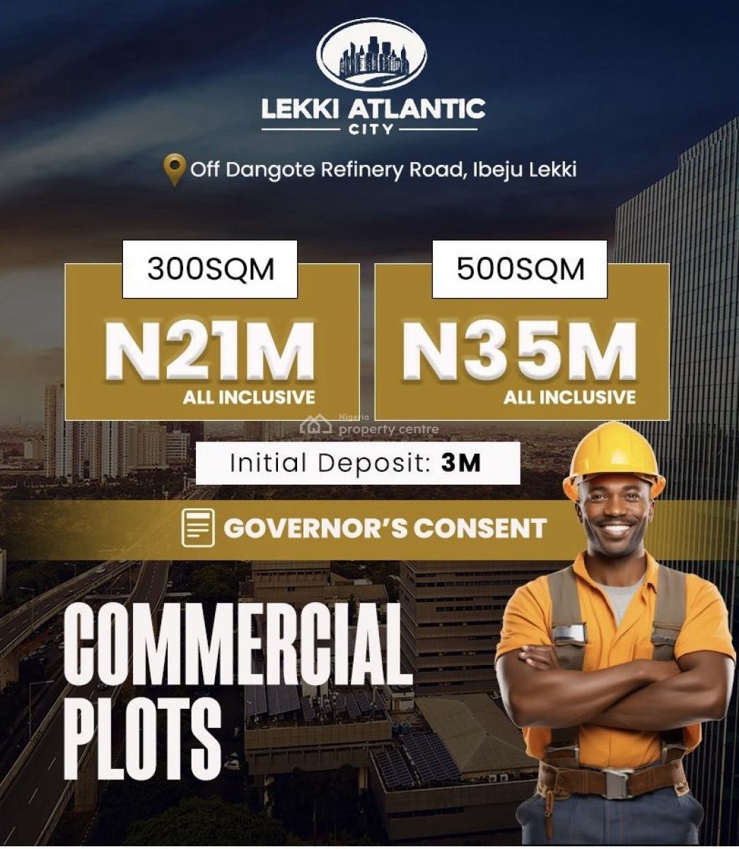 100% Dry Land with Instant Allocation, Atlantic City with C of O 10mins Drive From Dangote Refinery & Seaport, Ibeju Lekki, Lagos, Commercial Land for Sale