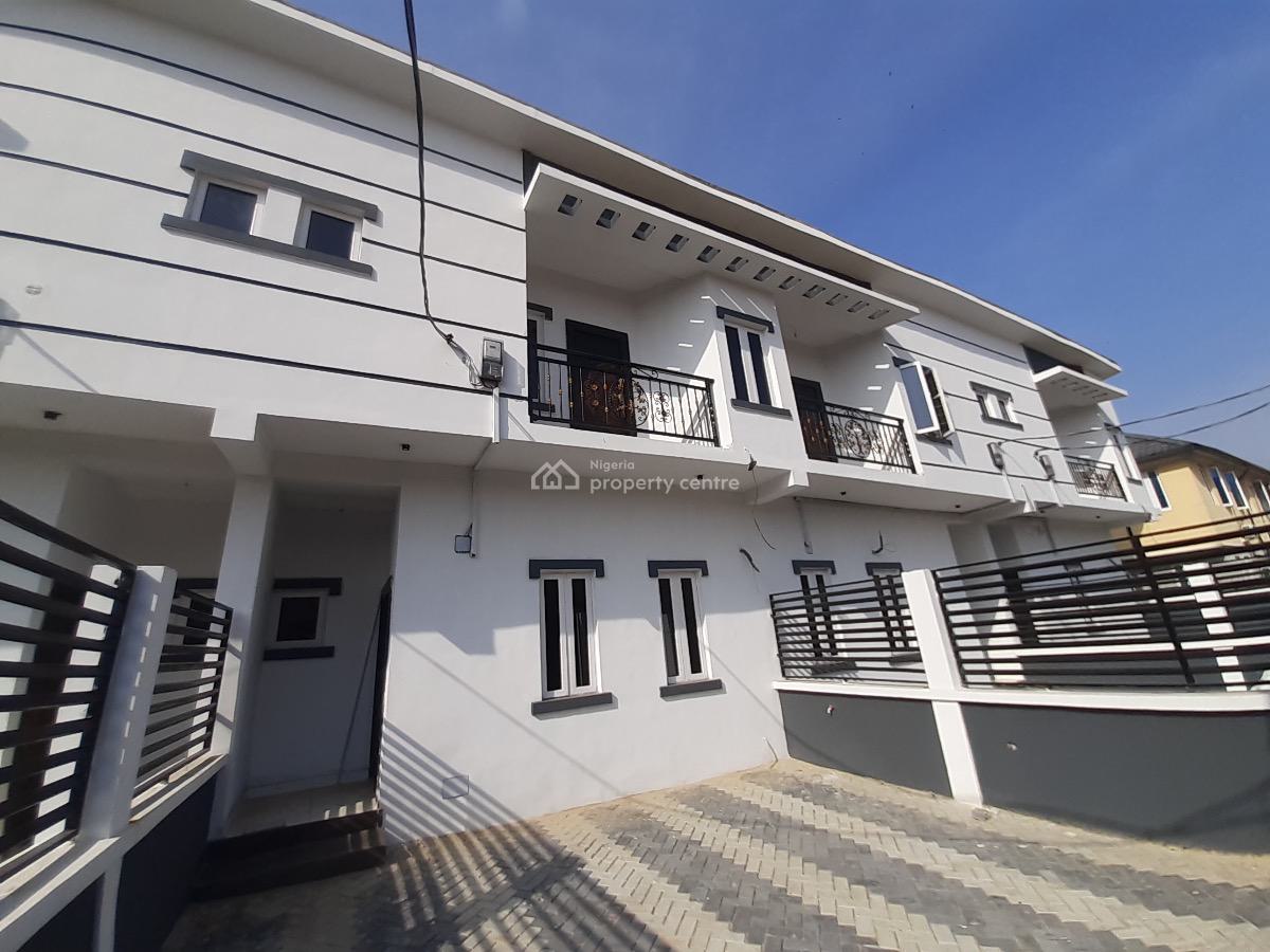 Newly Built and Affordable 4 Bedrooms Terraced Duplex in a Secured Estate, Ifako, Gbagada, Lagos, Terraced Duplex for Sale
