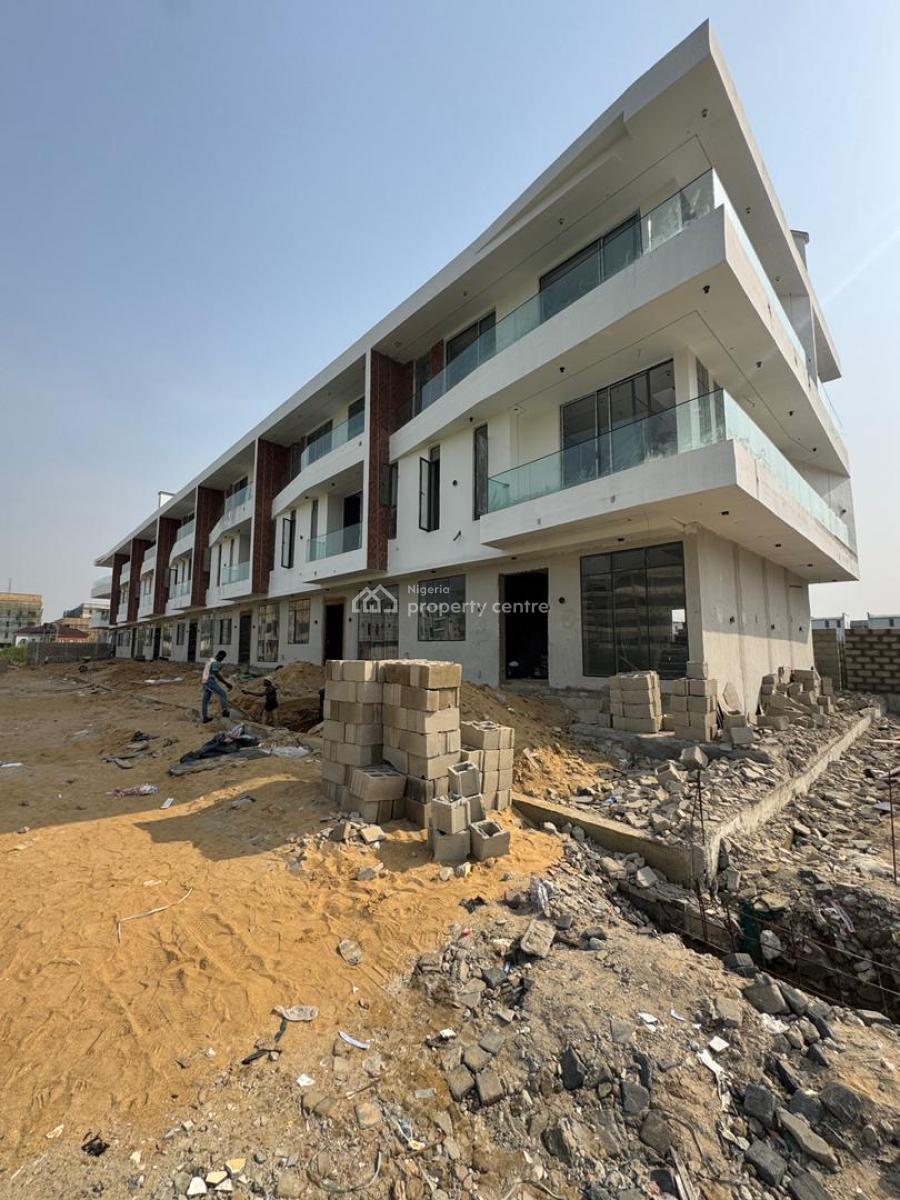 Luxury 5-bedroom Terrace Duplex with Pool & Bq, Lekki Phase 1, Lekki, Lagos, Terraced Duplex for Sale