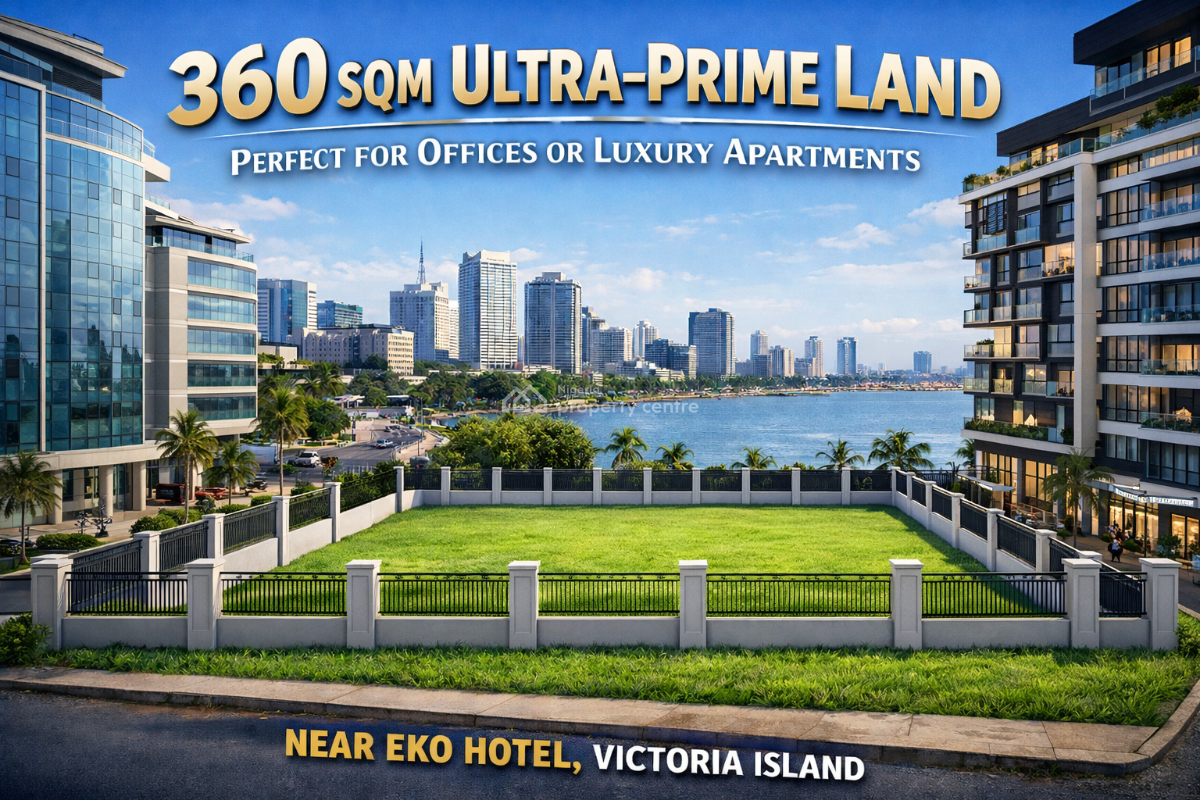 360sqm Ultra-prime Land, Off Adetokunbo Ademola, Near Eko Hotel, Victoria Island (vi), Lagos, Mixed-use Land for Sale