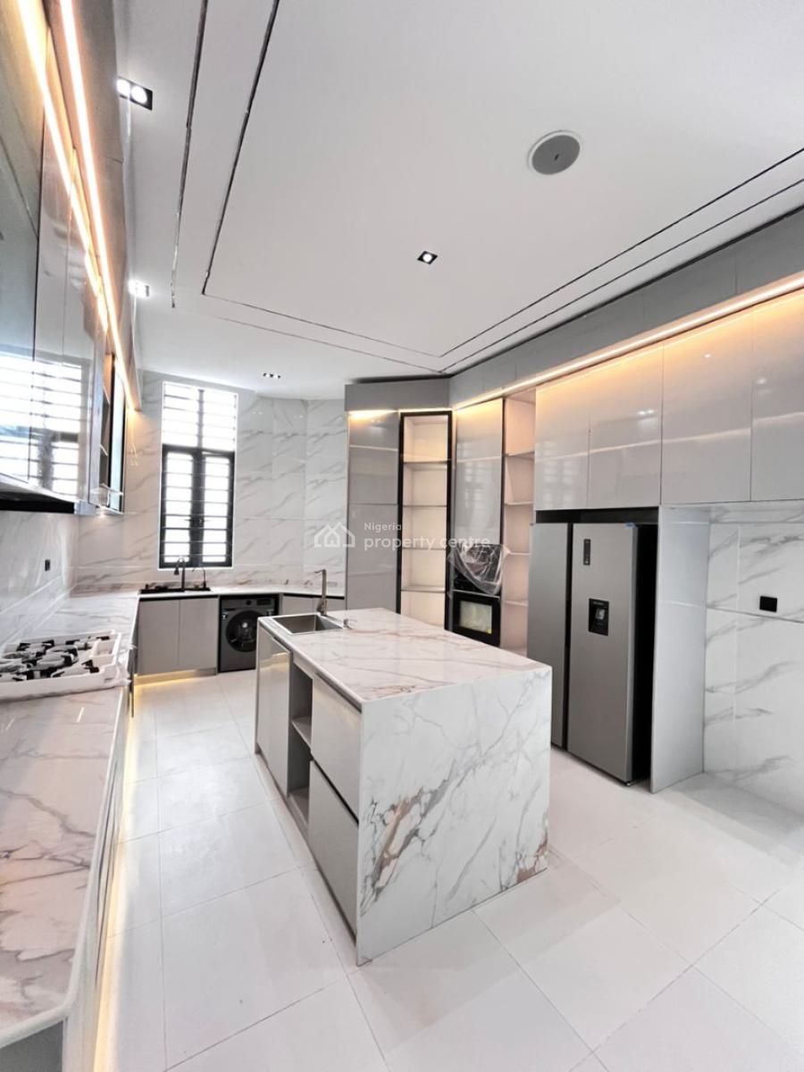 Luxurious 6bedrooms Fully Detached Smart Mansion, Chevron, Lekki Phase 2, Lekki, Lagos, Detached Duplex for Sale