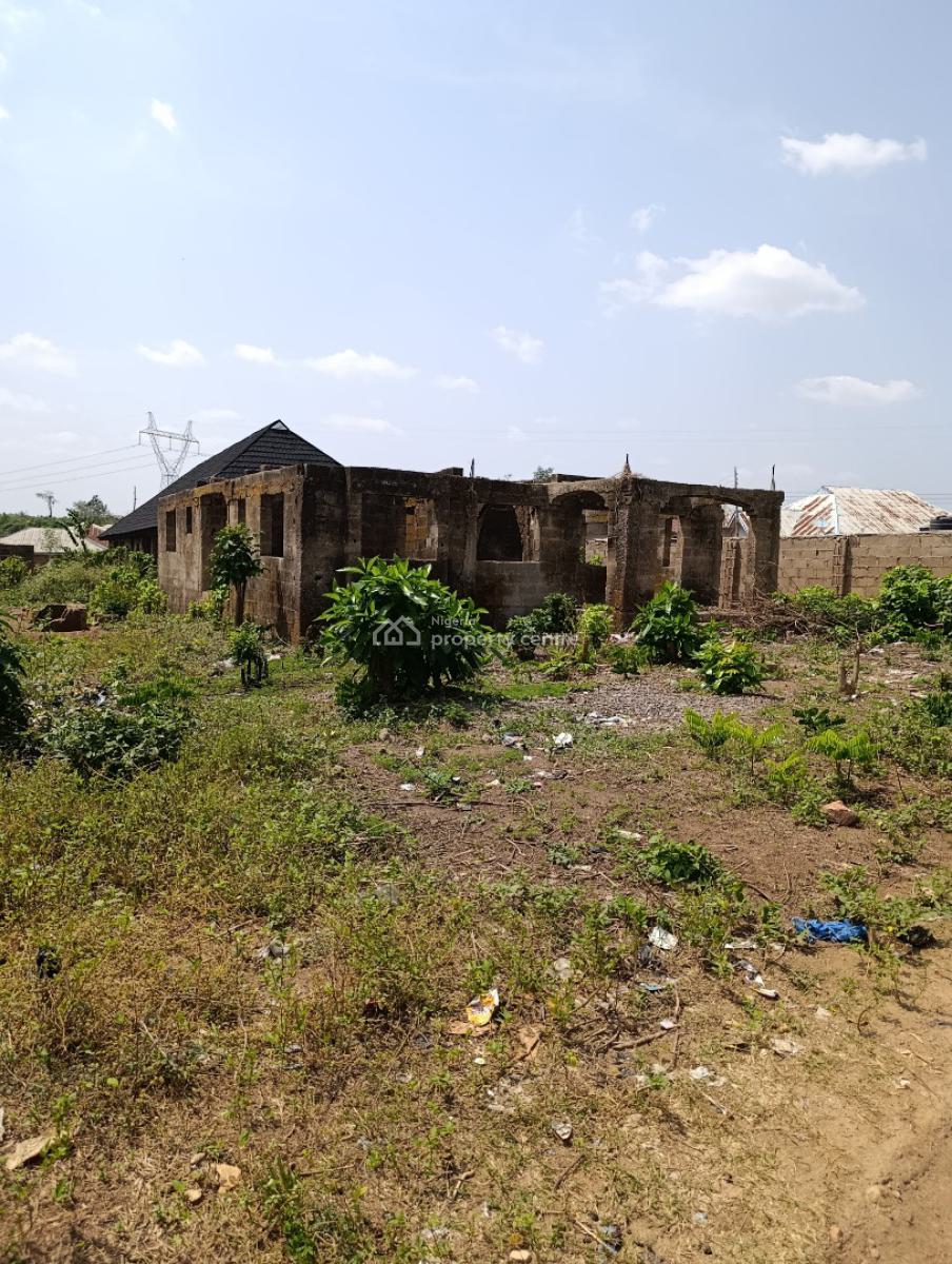 Uncompleted 4 Bedroom Bungalow on 546sqm of Land, Akingbile, Moniya, Akinyele, Oyo, Detached Bungalow for Sale