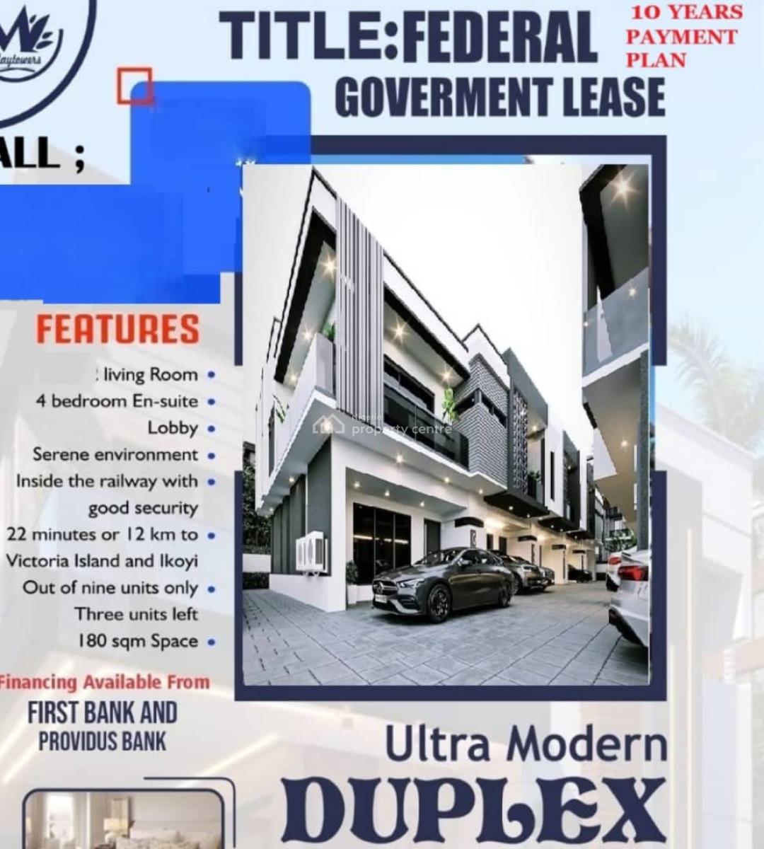 Ultra Modern 4 Bedroom Terrace Duplex Surulere Be, Surulere, Lagos, Terraced Duplex for Sale