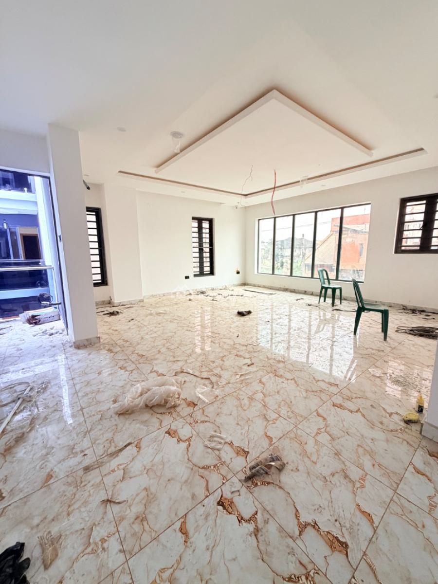 Secured and Call to Access Estate 4 Bedrooms Terraced Duplex with Bq, Ogba, Ikeja, Lagos, Terraced Duplex for Sale