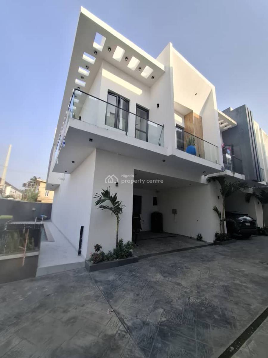Luxury 4bedroom Terrace Duplex with Swimming Pool, Orchid Road, Lekki Phase 2, Lekki, Lagos, Terraced Duplex for Sale