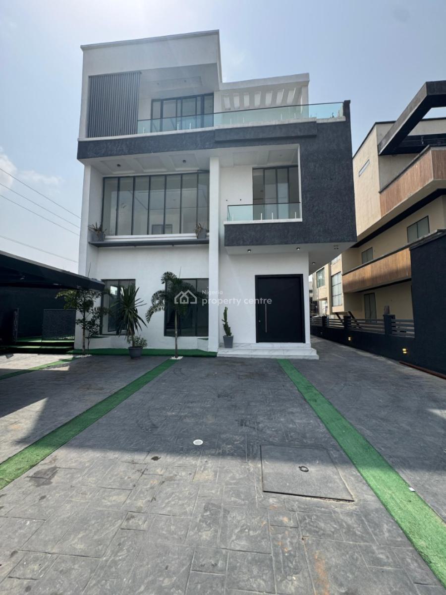 Luxurious 5 Bedroom Detached Duplex with Cinema, Pool & Bq, Osapa, Lekki, Lagos, House for Sale