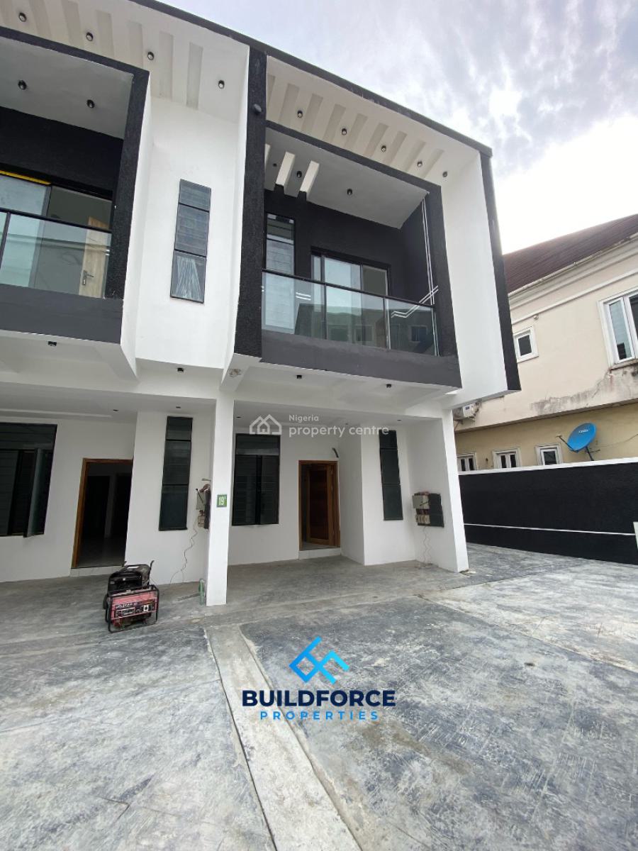 4 Bedroom Terrace Duplex, Chevron, Lekki Expressway, Lekki, Lagos, Terraced Duplex for Sale