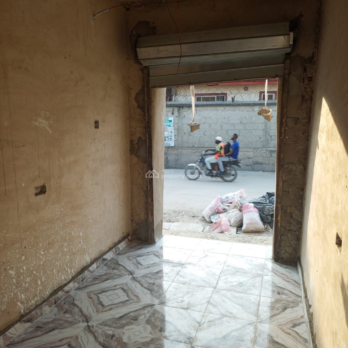 Newly Built and Sharp Shop(ground Floor), Thera Estate, Sangotedo, Ajah, Lagos, Shop for Rent