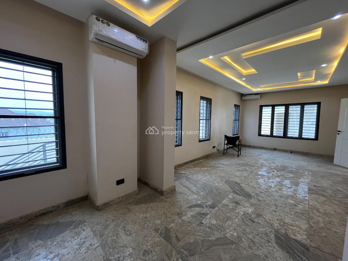 5 Bedroom Semi Detached Duplex, 2 Rooms Bq, Basement, Office & Gym, Asokoro District, Abuja, Semi-detached Duplex for Rent