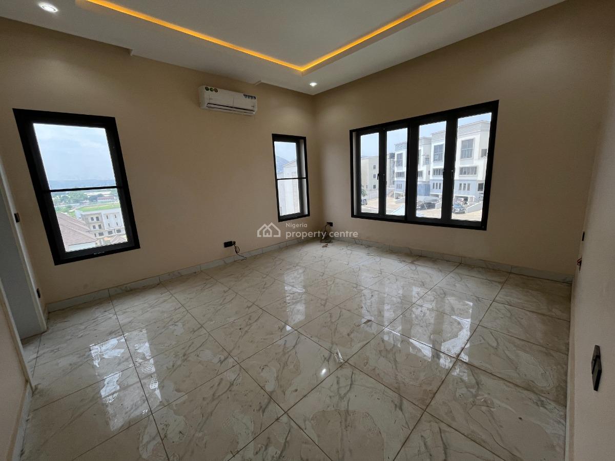 5 Bedroom Semi Detached Duplex, 2 Rooms Bq, Basement, Office & Gym, Asokoro District, Abuja, Semi-detached Duplex for Rent