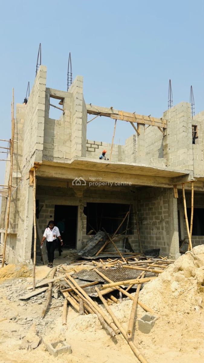 Standard 2 Bedroom Terrace with Bq, Landview Residence Located Inside Ajayi Apata Off Lekki Epe Expressway, Sangotedo, Ajah, Lagos, Terraced Duplex for Sale