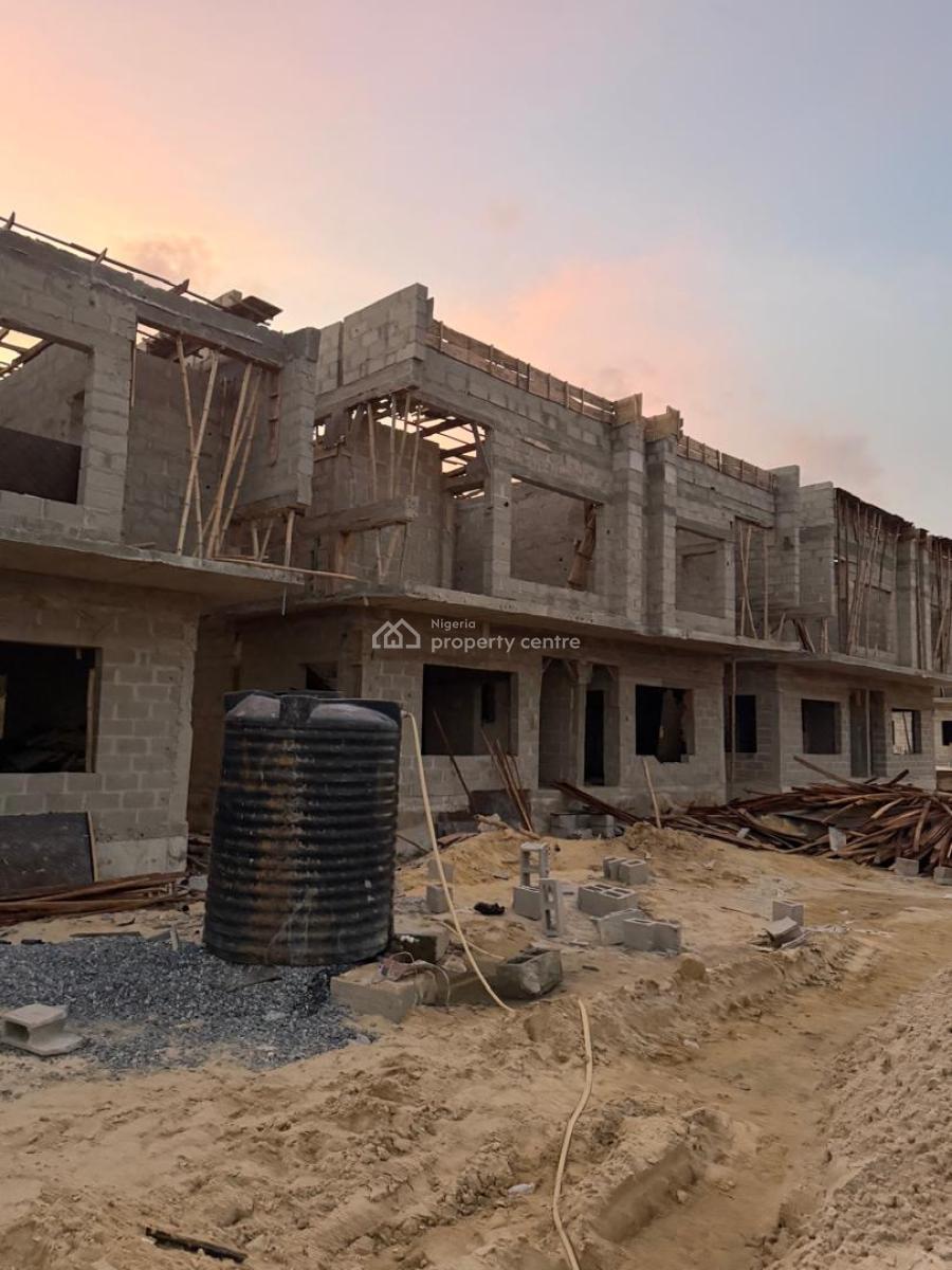 Standard 2 Bedroom Terrace with Bq, Landview Residence Located Inside Ajayi Apata Off Lekki Epe Expressway, Sangotedo, Ajah, Lagos, Terraced Duplex for Sale