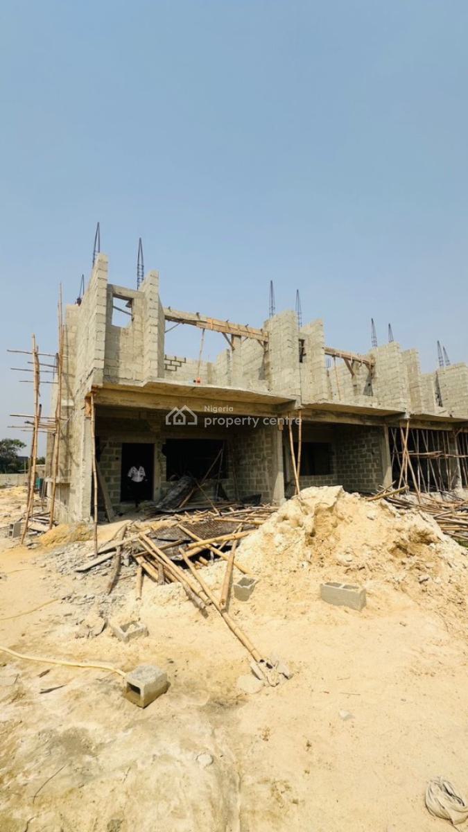 Affordable and Verified 3 Bedroom Terrace with Bq, Landview Residence Located Inside Ajayi Apata Off Lekki Epe Expressway, Sangotedo, Ajah, Lagos, Terraced Duplex for Sale