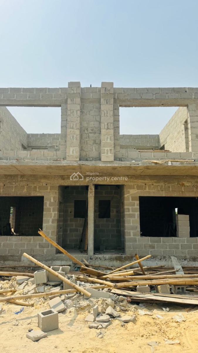 Affordable 3 Bedroom Semi-detached Duplex, Landview Residence, Ajayi Apata Off Lekki Epe Expressway, Sangotedo, Ajah, Lagos, Semi-detached Duplex for Sale