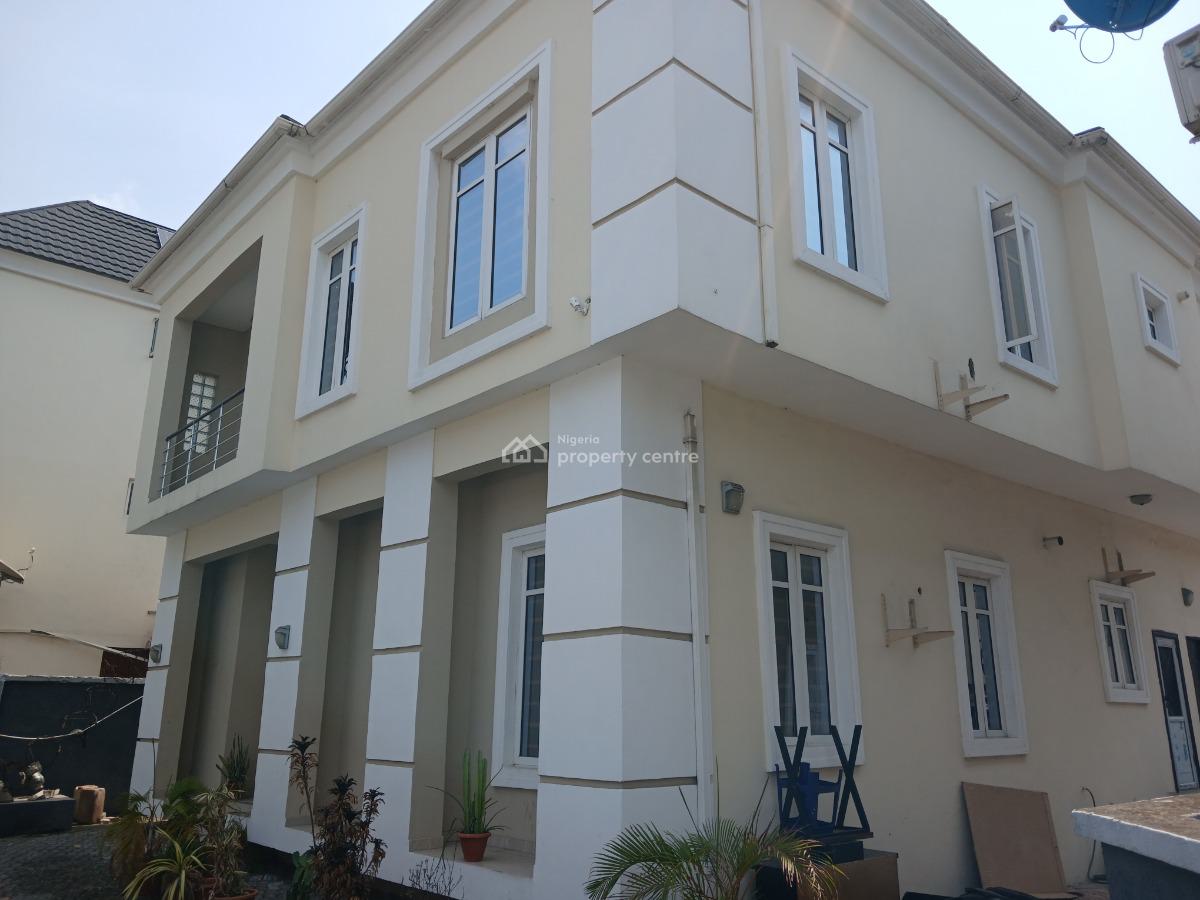 Luxury 5 Bedroom Fully Detached Duplex with a Room  Bq, Lekki County Road, Ikota, Lekki, Lagos, Detached Duplex for Rent