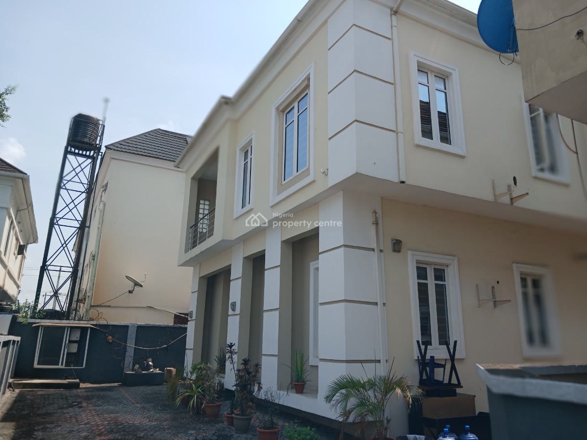 Luxury 5 Bedroom Fully Detached Duplex with a Room  Bq, Lekki County Road, Ikota, Lekki, Lagos, Detached Duplex for Rent