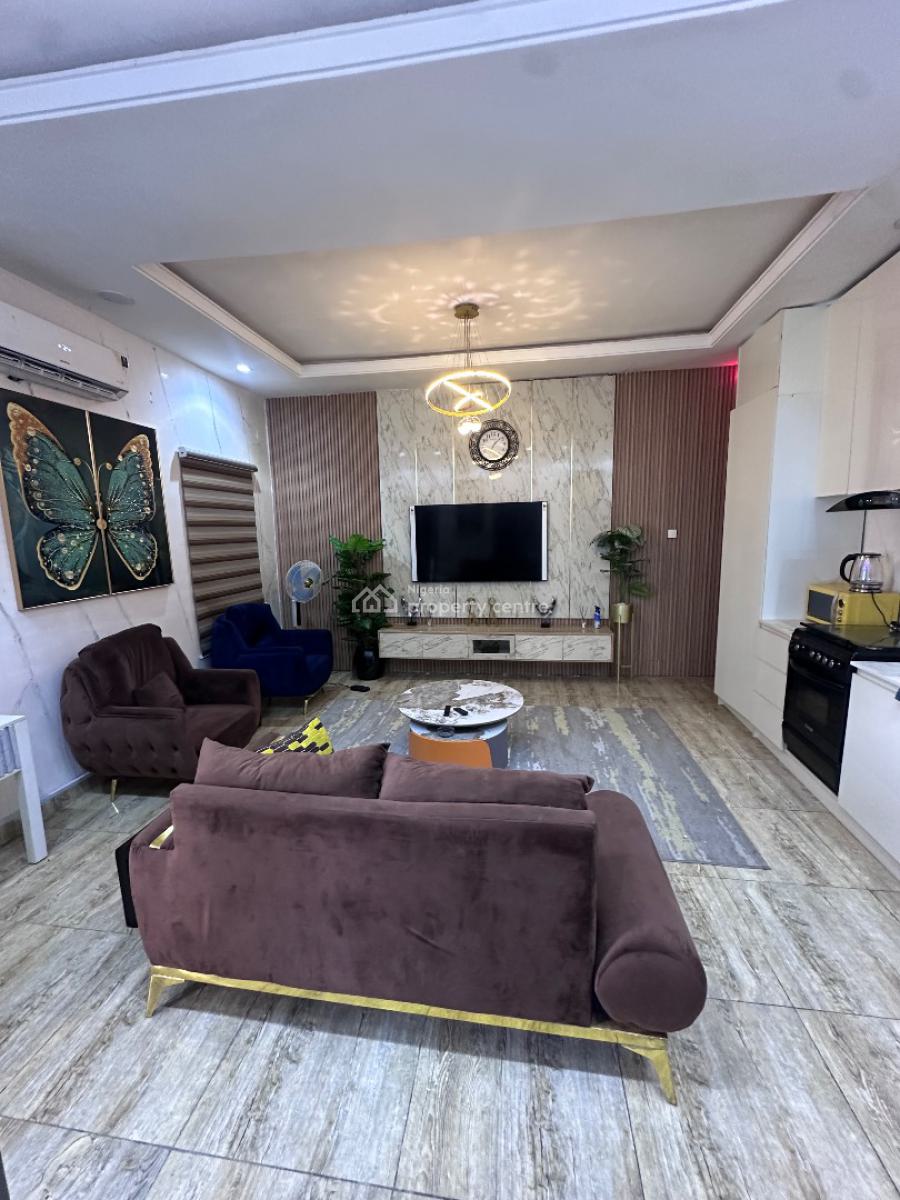 Luxury 2 Bedroom Apartment Upstairs, Close 1, Whitesand Beach Estate, Ologolo, Lekki, Lagos, Flat / Apartment Short Let
