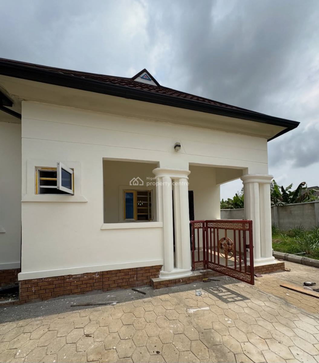 Newly Built 2 Bedroom and 1 Bedroom Apartment with a Shop, Omuoda Aluu, Port Harcourt, Rivers, Terraced Bungalow for Sale