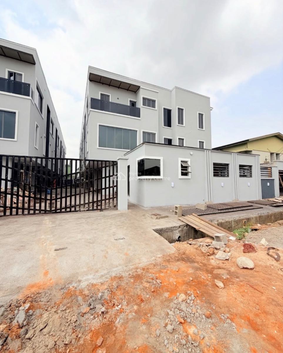 Newly Built 4 Bedroom Terrace Detached Duplex, Ogba, Ikeja, Lagos, Terraced Duplex for Sale