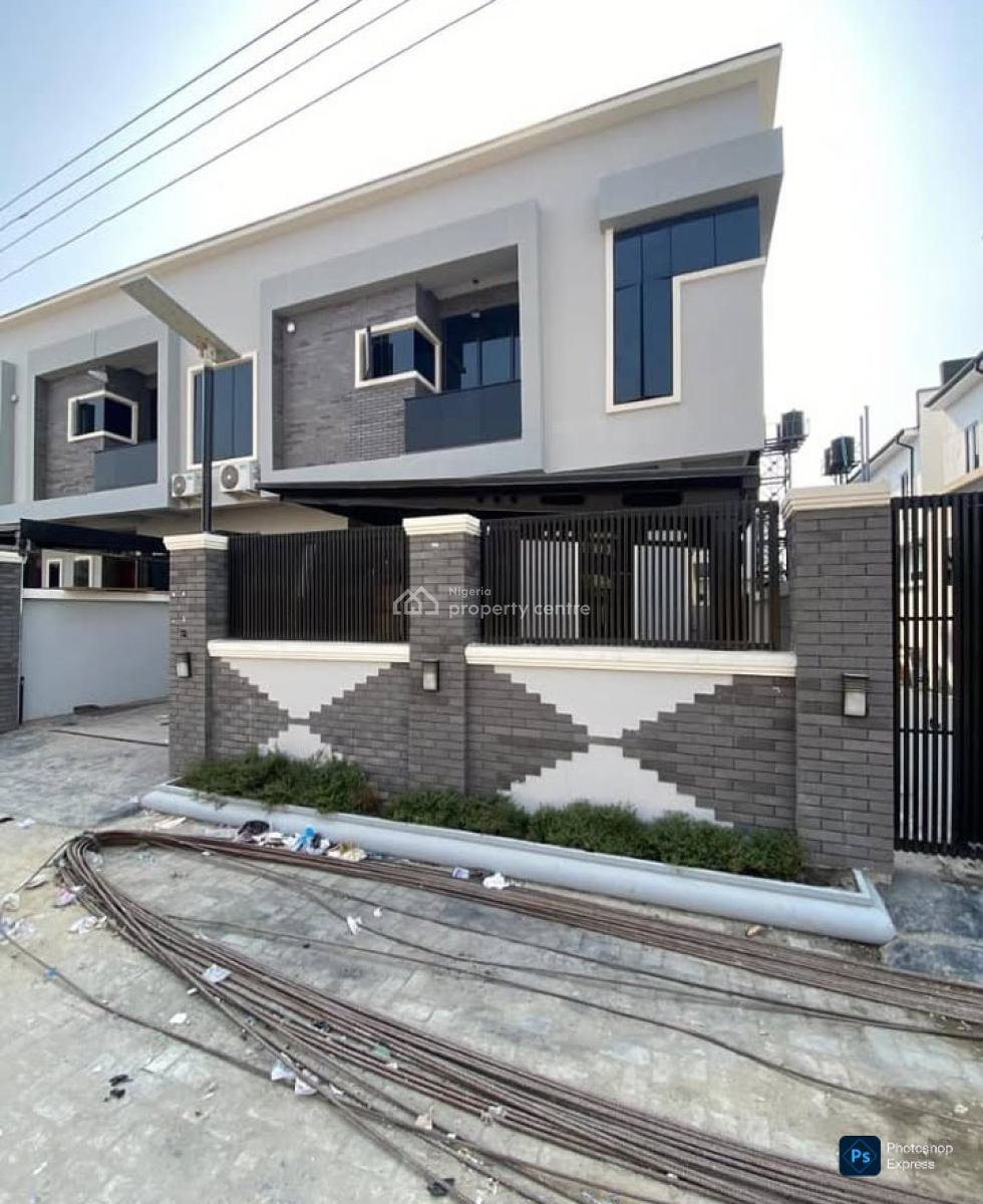 Luxurious 4 Bedroom Cool Duplex with Bq, Vgc, Lekki, Lagos, Semi-detached Duplex for Rent