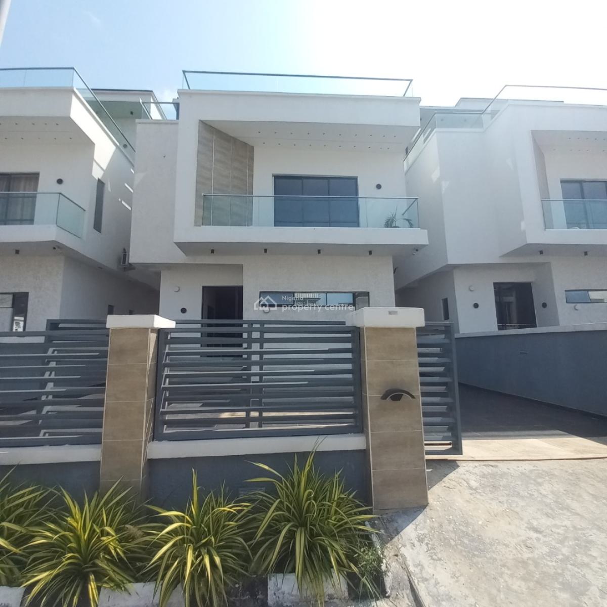 Beautiful 5 Bedroom Detached Duplex with Rooftop Terrace, Bq, Osapa, Lekki, Lagos, Detached Duplex for Sale
