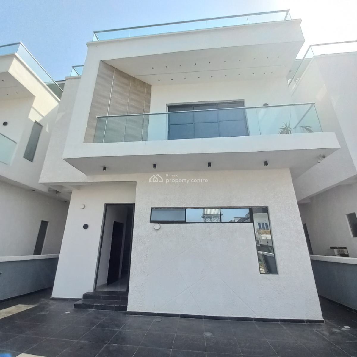 Beautiful 5 Bedroom Detached Duplex with Rooftop Terrace, Bq, Osapa, Lekki, Lagos, Detached Duplex for Sale
