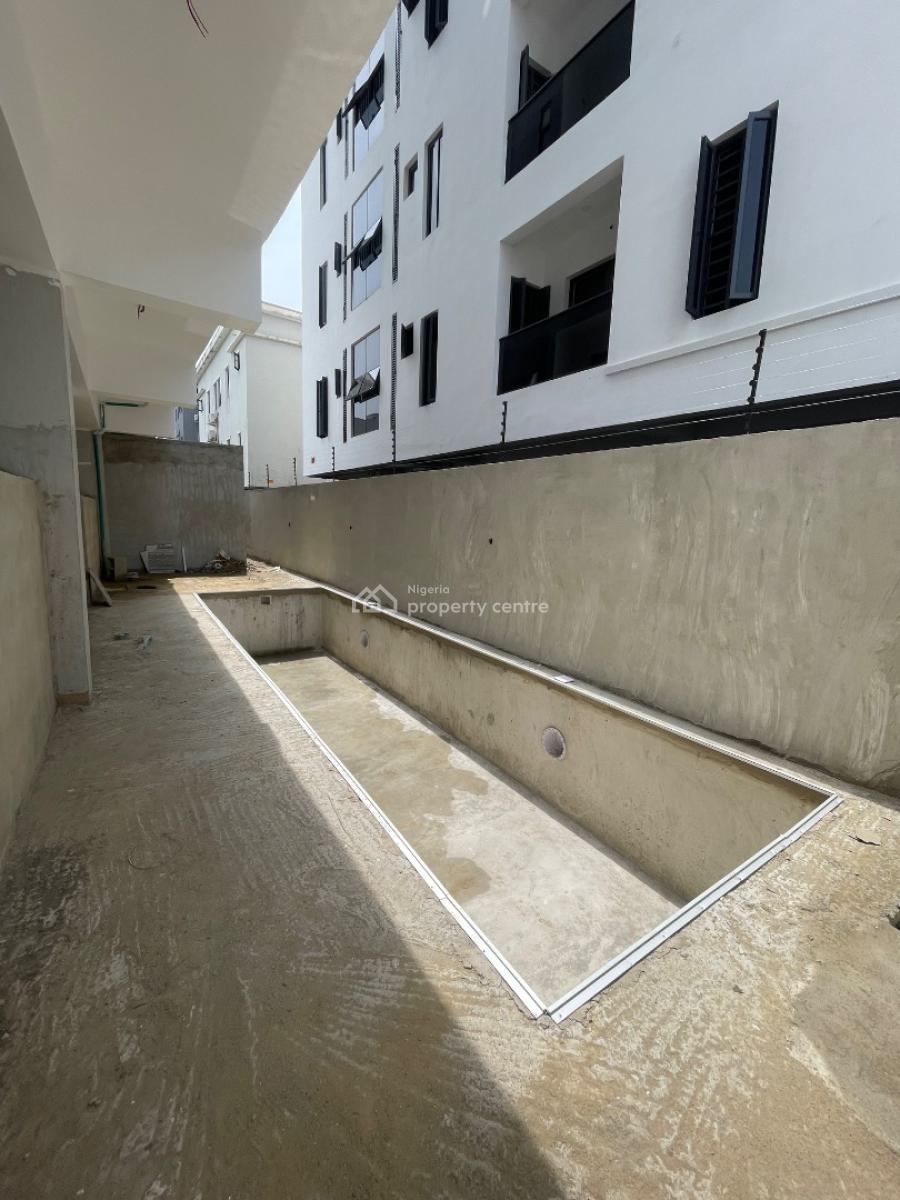 Spacious and Solid 2 Bedroom Apartment with Elevator Pool and Gym, Close to Catholic Church, Ikate Elegushi, Lekki, Lagos, Block of Flats for Sale
